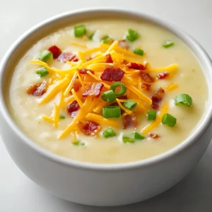 Understanding the comforting allure of a hearty soup, the Outback-Style Loaded Potato Soup brings the essence of American cuisine to your kitchen. This rich, creamy, and loaded soup will warm you up on a chilly day while delighting your taste buds with every spoonful. The combination of tender potatoes, aromatic vegetables, creamy broth, and toppings creates a satisfying dish that appeals to all ages. With its satisfying, robust flavor and creamy texture, this soup is not just a meal; it's an experience that invites you to linger at the table.