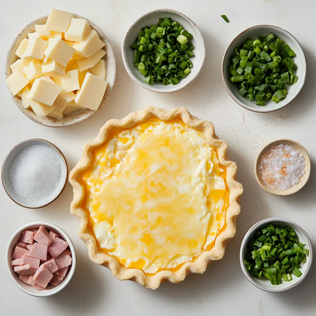 The Ultimate Ham and Cheese Quiche Delight is a quintessential breakfast dish that brings together the comforting flavors of cheese, ham, and egg in a perfectly baked pie crust. This classic American recipe is renowned for its ease of preparation while delivering exceptional taste, making it a beloved choice for many. Family brunches or casual breakfasts can be elevated with this delicious quiche, offering a satisfying meal that leaves everyone wanting more. Whether served warm or at room temperature, this dish is versatile enough for any occasion, making it a staple in kitchens across the country.