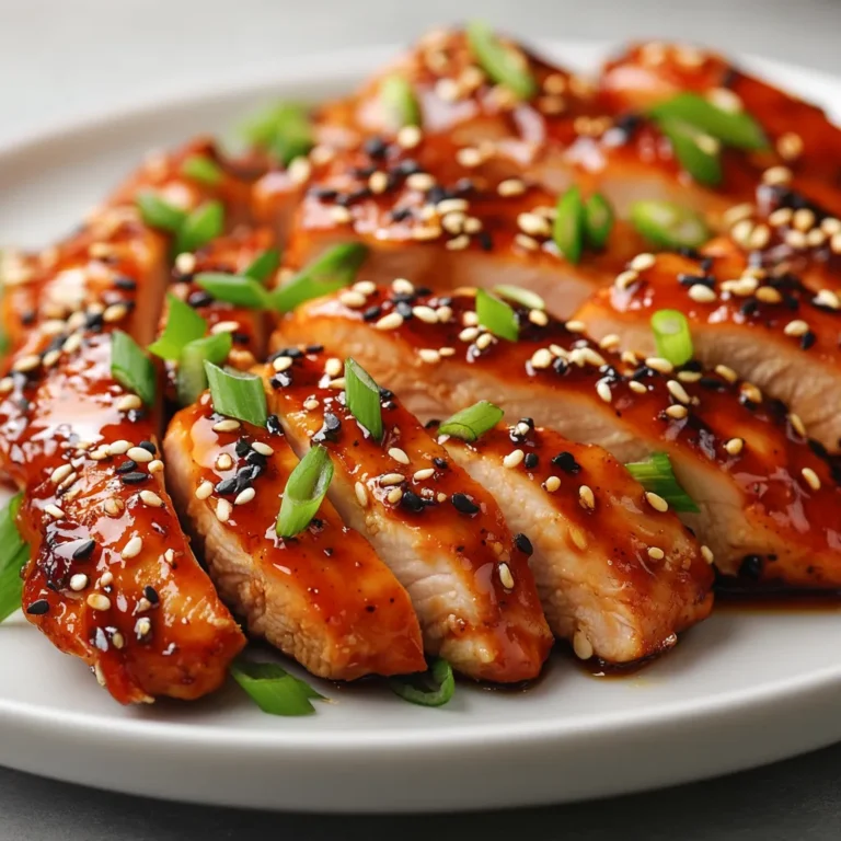 Zesty Sweet and Spicy Asian Chili Chicken Breast is a delightful dish that embraces the vibrant flavors of Asian cuisine while offering a perfect harmony of sweetness and heat. This recipe features tender, juicy chicken breasts marinated in a bold combination of soy sauce, honey, and chili paste, making it a flavorful centerpiece for any meal. Ideal for a quick weeknight dinner or a casual gathering with friends, this dish is sure to impress with its bright presentation and satisfying taste.