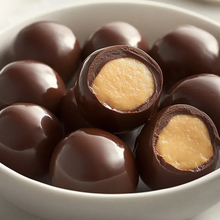 The delightful combination of creamy peanut butter and rich chocolate is a classic that never fails to impress. Buckeye Balls are an iconic American dessert, bringing together the sweetness of powdered sugar and chocolate with the delightful texture of peanut butter. This recipe captures the essence of indulgence, making it a perfect treat for gatherings or a satisfying snack.
