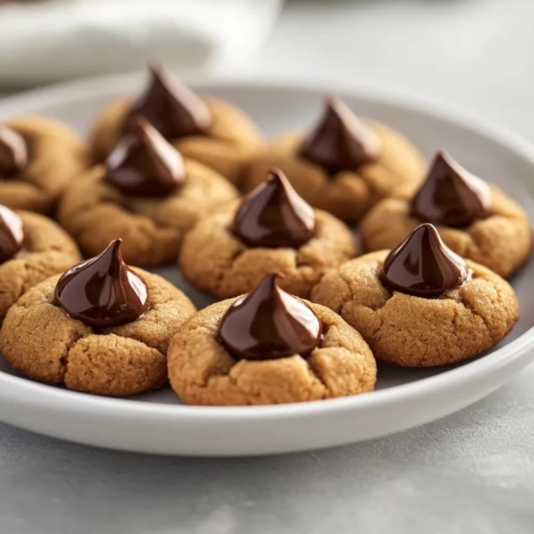 Peanut Butter Blossoms are more than just cookies; they are a nostalgic nod to homemade goodness that many Americans have enjoyed since childhood. These delightful treats perfectly layer the rich, creamy flavor of peanut butter with the sweet, irresistible chocolate of chocolate kisses, creating a delightful bite that leaves a lasting impression. Each cookie offers a soft and chewy texture, complemented by the slight crunch from the sugar coating, making these cookies not only satisfying to eat but also fun to bake.