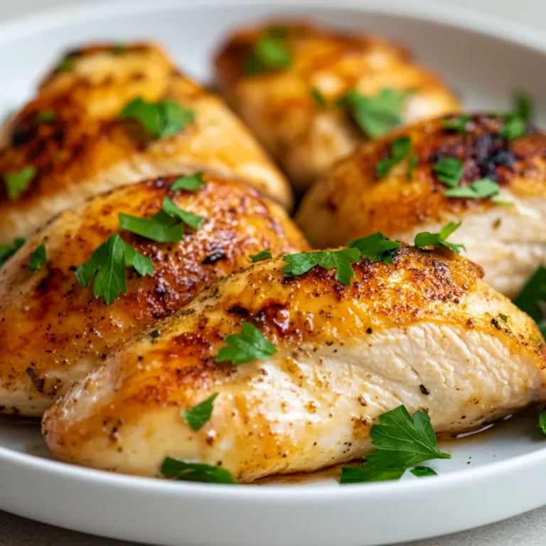 The Melt-in-Your-Mouth Chicken Delight is a quintessential American dish that elevates the humble chicken breast into a flavorful, tender masterpiece. This recipe combines a unique buttermilk marinade with Parmesan-encrusted coatings and a perfectly baked finish, delivering a dish that’s as pleasing to the eye as it is to the palate. The dish showcases a beautiful golden brown crust that promises to captivate at any dinner table, while the succulent chicken remains juicy and infused with delightful flavors. Whether you're hosting a family dinner or preparing a weeknight meal, this dish is sure to impress.