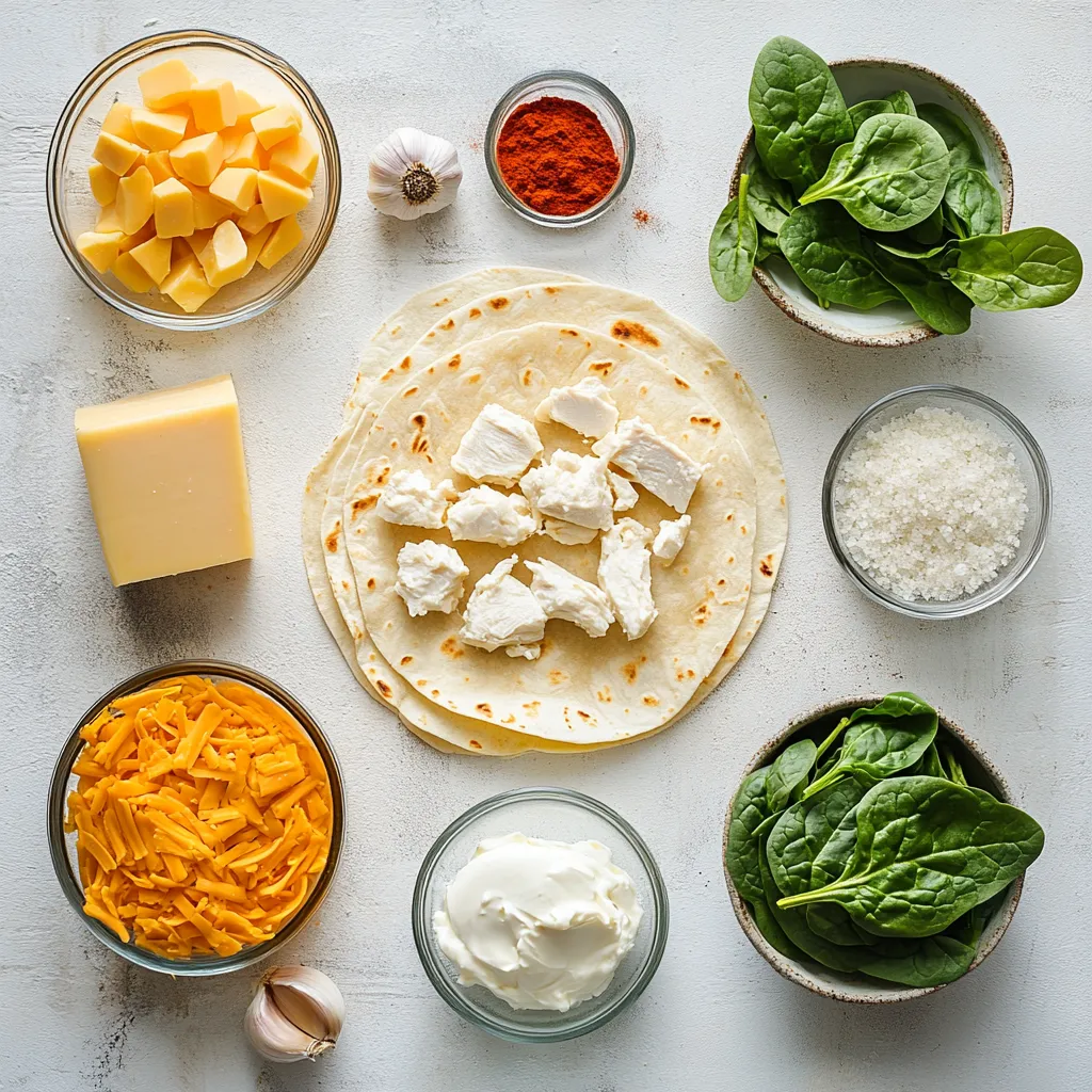 Exploring the world of flavor-packed meals can lead to the discovery of comforting dishes like Garlic Cheesy Chicken Wraps. This dish masterfully combines tender chicken with rich cheeses and savory spices, all enveloped in a soft tortilla. The layers of flavor come together to create a dish that is both simple to prepare and deeply satisfying. Ideal for any occasion, these wraps not only tantalize your taste buds but also provide a quick and satisfying option for lunch or dinner.